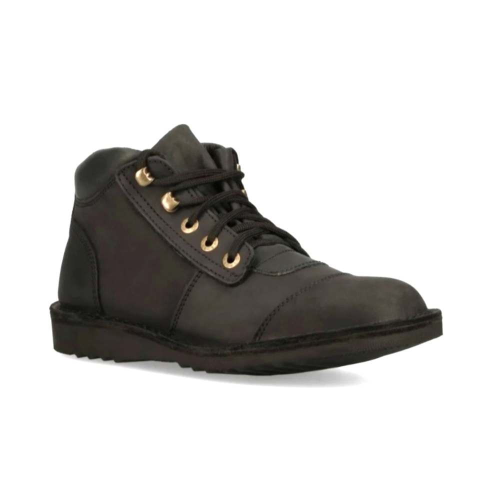 JIM GREEN Black African ranger leather boots 11M us